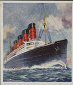 The cigarette cards in the list are: 1 An Egyptian Ship 2 A Roman War Galley 3 A Viking Ship 4 A Crusaders' Ship 5 The Santa Maria 6 The Raphael 7 The Mathew 8 Henri Grace A Dieu 9 The Vittoria 10 The Golden Hind 11 The Ark Royal 12 The Revenge 13 The Half Moon 14 The Mayflower 15 Sovereign of the Seas 16 The Heemskerk 17 The Naseby 18 The Captain 19 The Torbay 20 The Centurion 21 The Terrible 22 The Victory 23 The Endeavour 24 H.M.S. Bounty 25 The Investigator 26 The Comet 27 The Savannah 28 The Great Eastern 29 The Cutty Sark 30 The Discovery 31 The Titanic 32 The Emden 33 A Q Ship 34 H.M.S. Hood 35 The Normandie 36 The Queen Mary