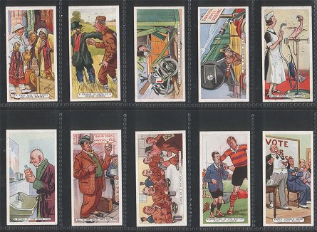 Proverbs 1936 beautiful artistic set of 25 cigarette cards, all cads showing different Proverbs, and explanation about the history of the proverbs at the back. excellent 