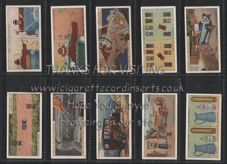 Hints & Tips for Motorists By  B.A.T 1929 pretty set of 25  cigarette cards, all excellent condition