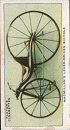 Some of the cigarette cards in the set are as follow: Rucker Tandem Bicycle, Italian Velocino Bicycle,  International Cycle Touring,  Post Office Centre-Cycles, Sociable Tricycle, Macmillans Lever- Driven Bicycle, Sawyer's Velocipede, Coventry Rotary Tricycle, "Salvo" Tricycle, "Invincible" Bicycle, Olympia Tandem Tricycle, Simpson Lever Chain, Pacing Triplet, Lady Cyclist 1896, Touring Tandem, Racing Tandem, Horizontal Bicycle, Road Time Trial Bicycle, American Bicycle, Six-Day Racing, Bicycle Polo and  etc .  Information is printed on the backs of the cards which relate to the picture in the fromt 