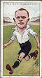 The cigarette cards in the set are: Soccer Memorabilia,Rugby Collectibles,Football Club Players, 1 Benjamin Howard Baker, Corinthians and Chelsea,,2 Frank Barson, Manchester United, 3 H. Bedford, Derby County, 4 Charles Murray Buchan, Arsenal, 5 Norman Bullock, Bury, 6 Harry Chambers, Liverpool, 7 A. Chandler, Leicester City, 8 Sam Chedgzoy, Everton, 9 J. Crosbie, Birmingham, 10 Len Davies, Cardiff City, 11 James Dimmock, Tottenham Hotspur, 12 Willie Edwards, Leeds United, 13 Hugh Gallacher, Newcastle United, 14 William Gillespie, Sheffield United, 15 J. H. Hill, Burnley, 16 Albert Iremonger, Lincoln City, 17 Robert Kelly, Sunderland, 18 J. McClelland, Middlesbrough, 19 Richard H. Pym, Bolton Wanderers, 20 Frank Roberts, Manchester City, 21 Moses Russell, Plymouth Argyle, 22 J. E. Townrow, Clapton Orient, 23 Edward T. Vizard, Bolton Wanderers, 24 Samuel J. Wadsworth, Huddersfield, 25 William Henry Walker, Aston Villa, 26 J. M. Bannerman, Glasgow High School F.P & Scotland, 27 W. F. Browne, Harlequins, United Services, Army & Ireland, 28 G. S. Conway, Fettes, Cambridge & England, 29 L. J. Corbett, Bristol, Gloucestershire & England, 30 W. E. Crawford, Lansdown & Ireland, 31 D. J. Cussen, Dublin University & Ireland, 32 W. J. A. Davies, Navy & England, 33 W. J. Delahay, Bridgend, Cardiff & Wales, 34 D. Drysdale, Oxford, Heriot's F.P. & Scotland, 35 A. L. Gracie, Harlequins, Manchester & Scotland, 36 W. Rowe Harding, Swansea, Cambrdige & Wales, 37 C. A. Kershaw, Navy & England, 38 H. J. Kittermaster, Oxford, Harlequins & England, 39 C. N. Lowe, Cambridge, R.A.F. & England, 40 W. G. E. Luddington, Devonport Services, Navy & England, 41 D. J. MacMyn, Cambridge, London Scottish & Scotland, 42 E. Myers, Bradford & England, 43 Idris Richards, Cardiff & Wales, 44 A. M. Smallwood, Leicester, Cambridge & England, 45 G. V. Stephenson, Queen's University & Ireland, 46 M. Sugden, Wanderers, Dublin University & Ireland, 47 A. T. Voyce, Gloucester & England, 48 H. Waddell, Glasgow Academicals & Scotland, 49 William Wavell Wakefield, Harlequins, 50 A. T. Young, Cambridge, Blackheath & England.